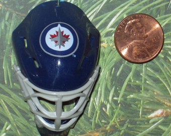 Winnipeg Jets Hockey Goalie Helmet Ornament NHL UPIC 23