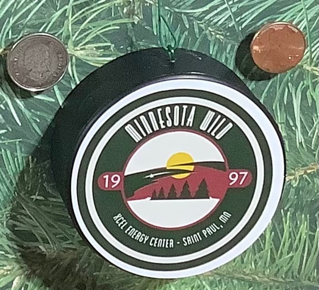 Minnesota Wild Hockey Puck Ornament NHL UPIC 23 - Etsy