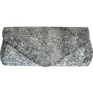 Soft 'Cracked' Leather White Clutch/Wallet/Purse with multiple cards, notes and coin compartments