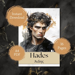 Hades Worship Guide: Hellenic Paganism Starter Kit (Printable PDF)