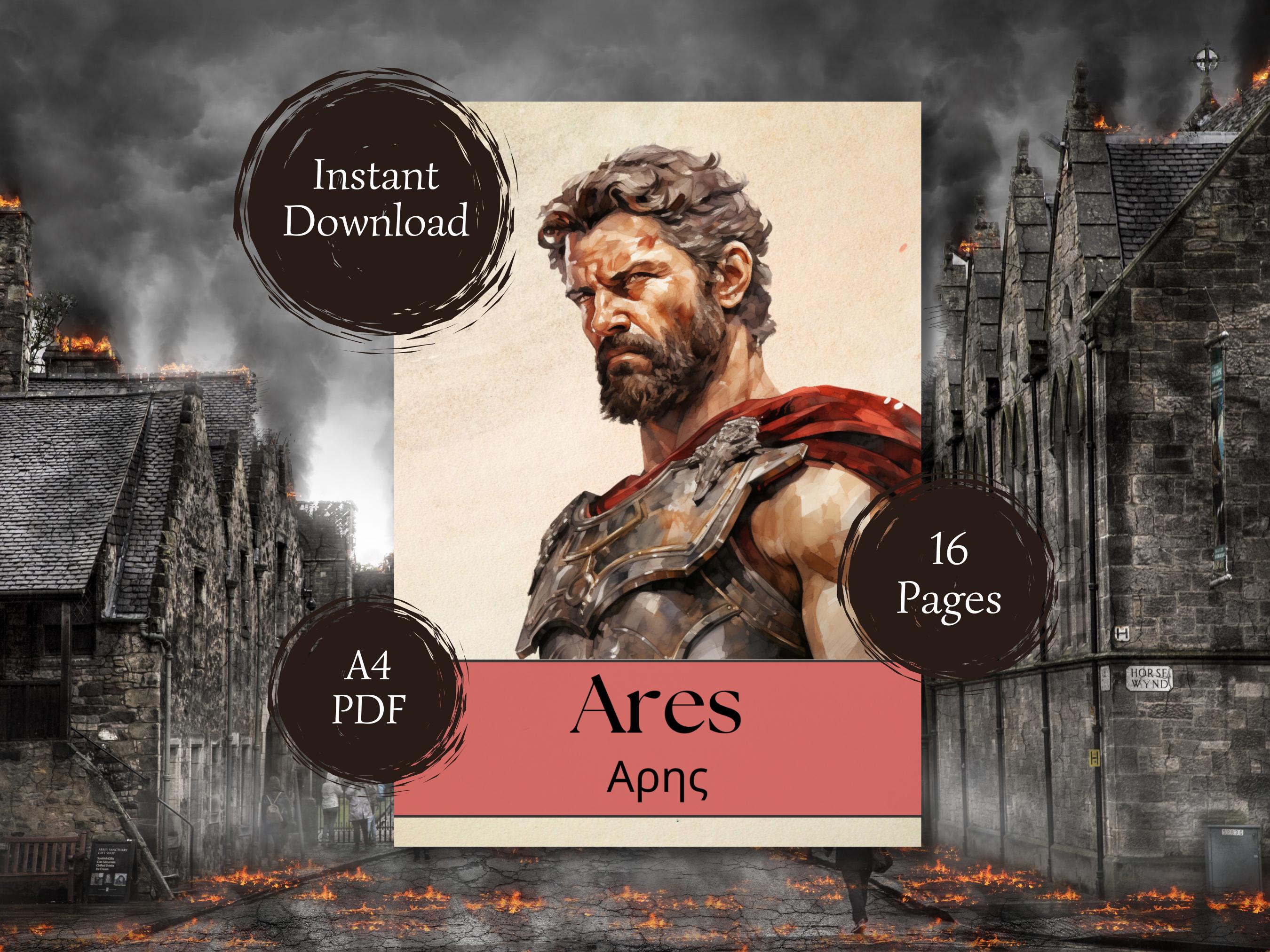 Ares Worship Guide: Hellenic Paganism Starter Kit (printable PDF) - Etsy