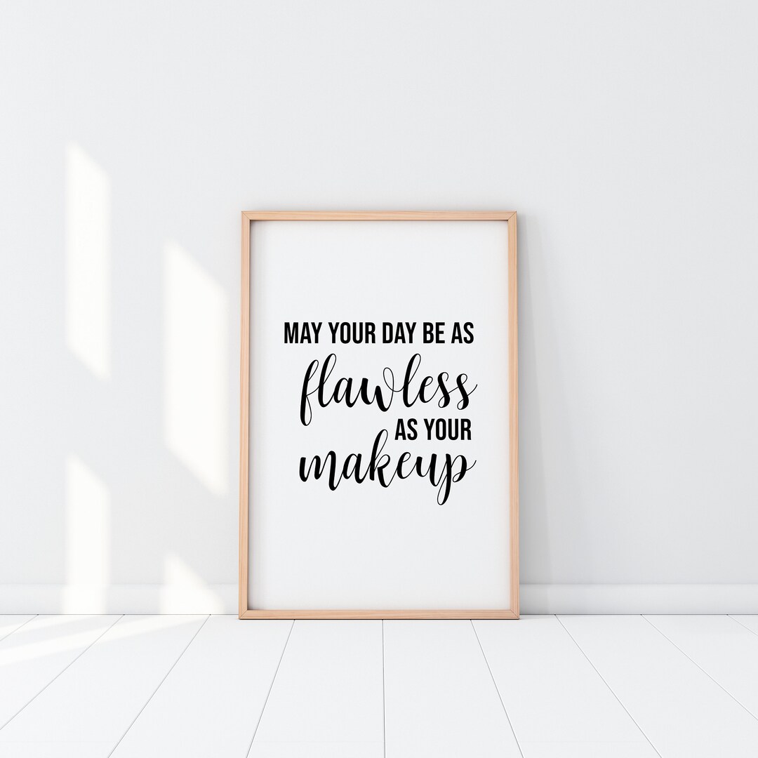 Maquillage Wall Art citation affiche Glam Home Decor mode Etsy France