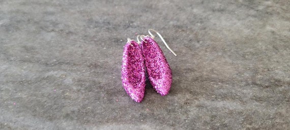 Pink Barbie Earrings, Pink Barbie Heel Earrings, … - image 4