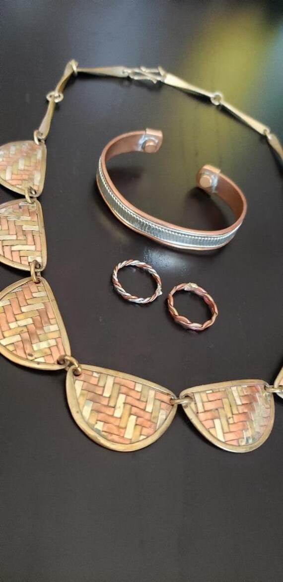 vintage brass copper Gem