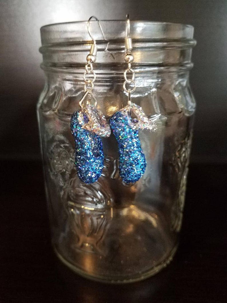 Ballerina Slipper Earrings Ballet Earrings Kitschy Earrings Etsy