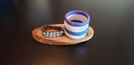 Vintage Bracelets and Bangles, Vintage Plastic Ba… - image 3