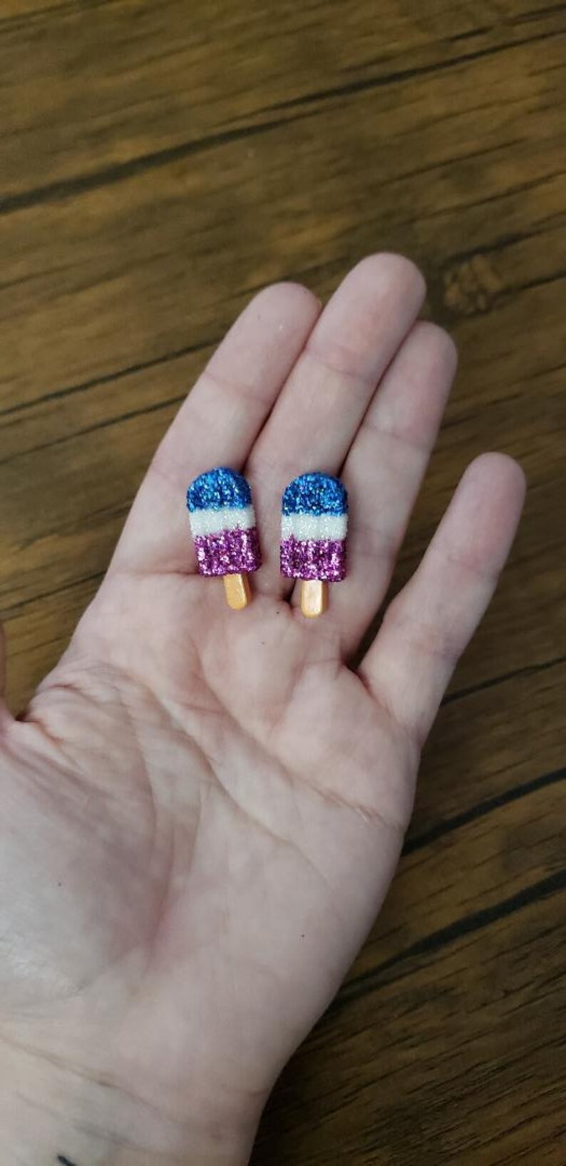 Popsicle Earrings Summer Earrings Ice Cream Earrings Fun Etsy