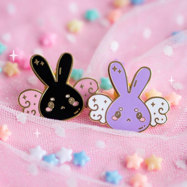 Cute magical dream bunny - Enamel Pin