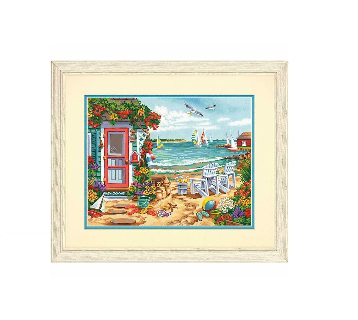 PAINTWORKS Dimensions Paint by Number Kit SUMMERTIME 14 X 11 Etsy