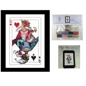 MIRABILIA Cross Stitch PATTERN & EMBELLISHMENT Pack Royal Games MD150