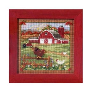 Mill Hill Buttons Beads Kit Counted Cross Stitch COUNTRY MORNING MH14-3205