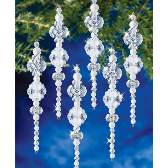 Beaded christmas sale ornament craft kits