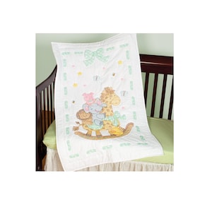 PINK PRINCESS Baby Quilt Kit/ Fairytale Princess Stamped Cross Stitch Baby  Quilt Kit/ Crib Cover Baby Quilt Cross Stitch Kit -  Sweden