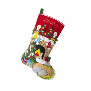 Bucilla® Santa and Friends Felt Stocking Applique Kit