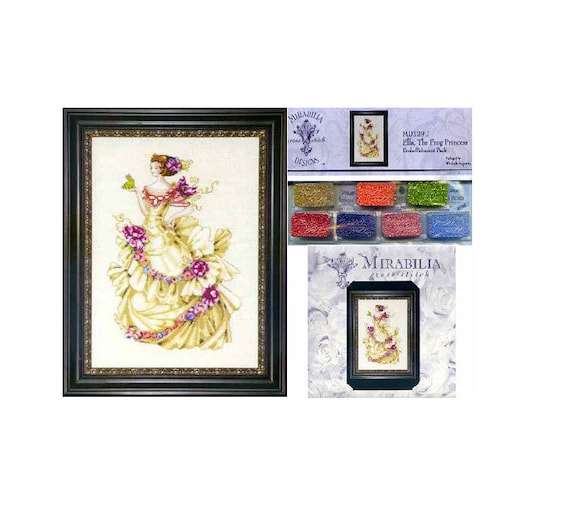 SALE COMPLETE XSTITCH KIT /"SLEEPING PRINCESS MD123/" by Mirabilia
