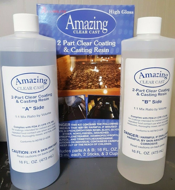 2 part clear resin