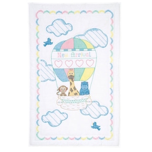 Jack DEMPSEY Nadelkunst Krippe Quilt Top Stickerei und Kreuzstich NEUE ANKUNFT Baby
