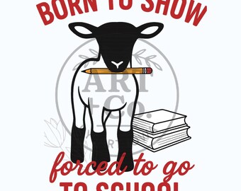 Show Lamb PNG | Back to School Digital File