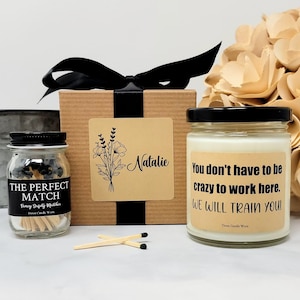 Funny Gift for Boss - Coworker Gift - Soy Candle - Employee Appreciation Gift - Office Gift - Personalized Gift - Humor Office Gift