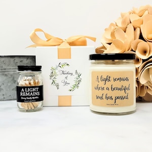 Sympathy Candle, Remembrance Gift, Memorial Candle, Loss of Loved One, Sympathy Gift Box, Loss of Mother, Loss of Father