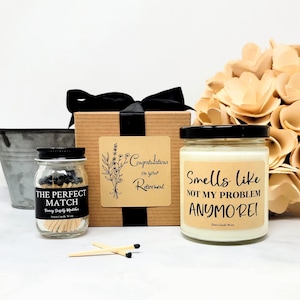 Retirement Gift Candle, Not My Problem Anymore, Leaving Job Gift, Retirement Gift for Women, Funny Gift, Retirement Gift for Men