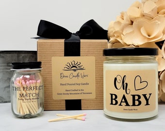 Oh Baby - Baby Shower Hostess Gift - Baby Shower Gift - Baby Girl Shower Favors - Baby Shower Prize - Gender Reveal - Baby Announcement