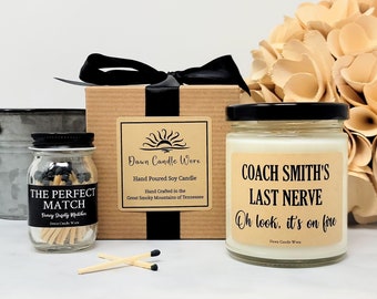 Personalized Gift for Coach Coach's Last Nerve Cheer Coach Gift Gift From Team Football Coach Gift Gift for Dance Coach Baseball Coach