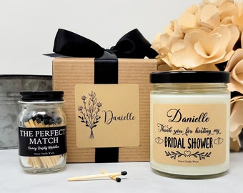 Bridal Shower Hostess Gift Box - Thank You Gift - Bridal Shower Candle - Personalized Gift - Hostess Thank You Gift Box - Hosting Gift