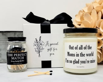 Gift for Mom Mother's Day Gift Stepmom Gift Birthday Gift Bonus Mom Gift Gift from Daughter Gift from Son Mother's Day Candle