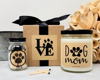 Dog Mom Gift - Pet Memorial Gift - Loss of Dog - Dog Lover Gift - Fur Mama Candle - Sympathy Candle for Pet - Loss of Pet