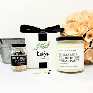 Smells Like You&#39;re in the Bridal Party Bridesmaid Gift Box  Bridesmaid Proposal Gift Bridal Party Gift Wedding Party Gift Bridesmaid Candle