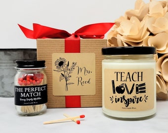 Gift for Teacher - Gift for Educator - Mason Jar Candle - Teacher Appreciation Gift - Teacher Gift - Gift for Daycare Teacher Gift