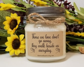 Personalized Memorial Candle Sympathy Gift Condolence Loss Of Mother In Memory Rememberance