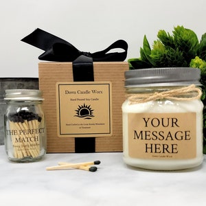 Soy Wax Candle Gift for Coworker Birthday Gift Bridesmaid Proposal Gift Wedding Candle Gift for Teacher Gift for Boss image 6