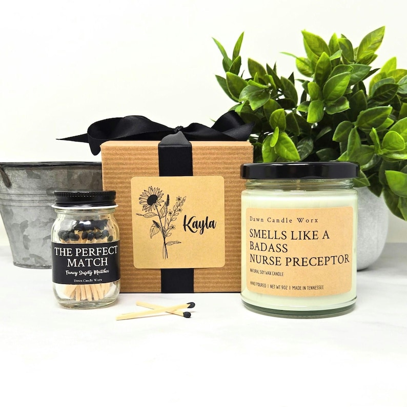Gift For Nurse Preceptor, Registered Nurse, Nursing School Teacher Mentor, Smells Like A Badass Nurse Preceptor, Nurse Appreciation image 1