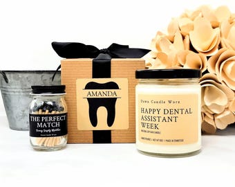 Dental Assistant Week Gift Dental Office Gift Dental Hygienist Gift Dentist Candle Dental Hygienists Graduation Gift Dental Office Staff