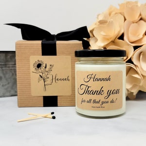 Personalized Thank You Gift Box Employee Appreciation Gift Secretary Gift Coworker Gift Gift for Nurse Teacher Gift Box image 6