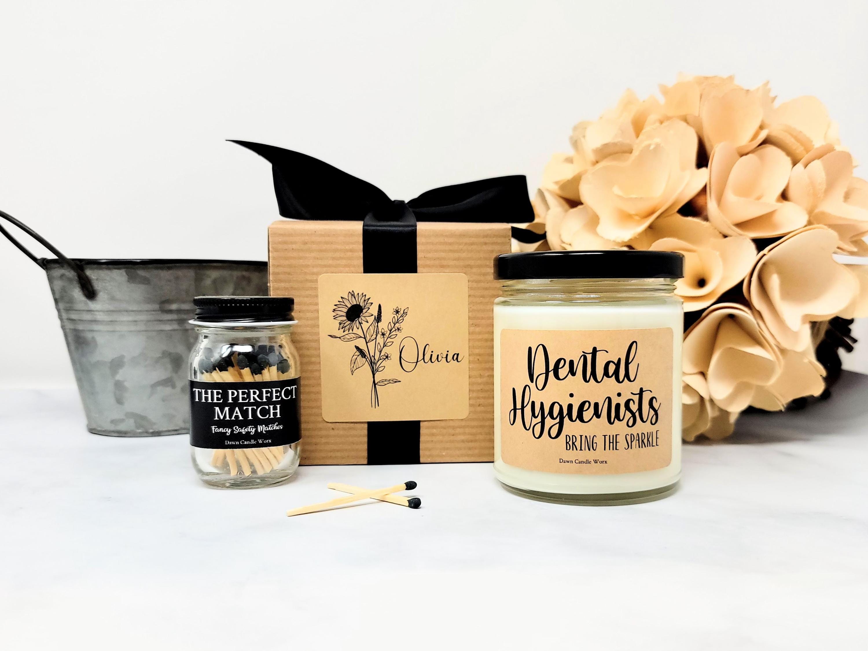 Dental Hygienist Gift - Dental Office Gift - Dental Assistant Gift - Dentist Candle - Dental Hygienists Graduation Hygienist Week Gift