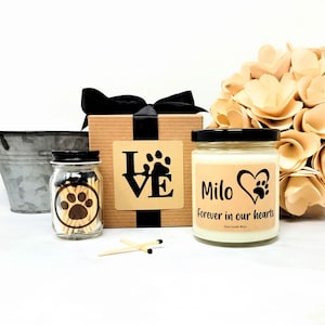 Loss of Pet Gift - Loss of Dog - Loss of Cat Gift - Forever in our Hearts - Personalized Pet Memorial Gift - Sympathy Pet Dog Passing Away