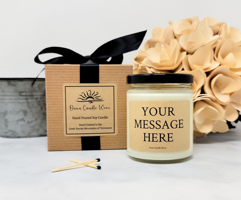 Personalized Candle Gift for Coworker Birthday Gift Bridesmaid Proposal Gift Wedding Candle Gift for Teacher Gift for Boss 画像 6