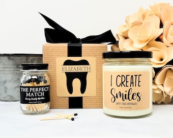 Gift for Dentist - Dental Office Gift - Dental Assistant Week Gift - Dentist Candle - Dental Graduation Gift - Hygienist Week Gift