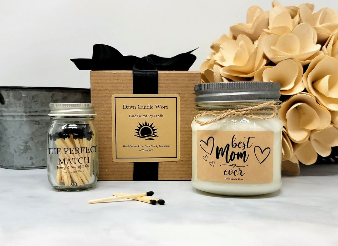 Mother's Day Gift Soy Candle Gift for Stepmom Best Mom Ever Birthday