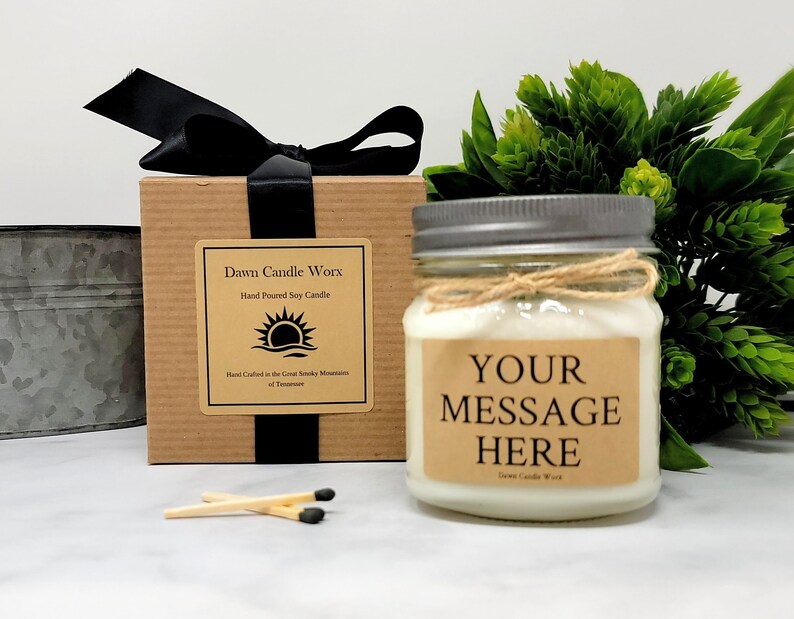 Soy Wax Candle Gift for Coworker Birthday Gift Bridesmaid Proposal Gift Wedding Candle Gift for Teacher Gift for Boss image 5