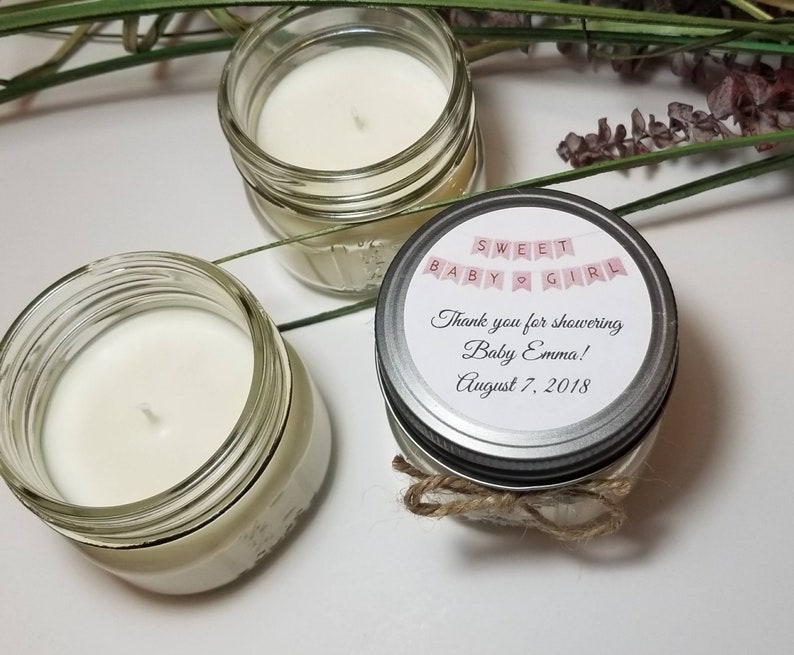 personalized baby shower candles