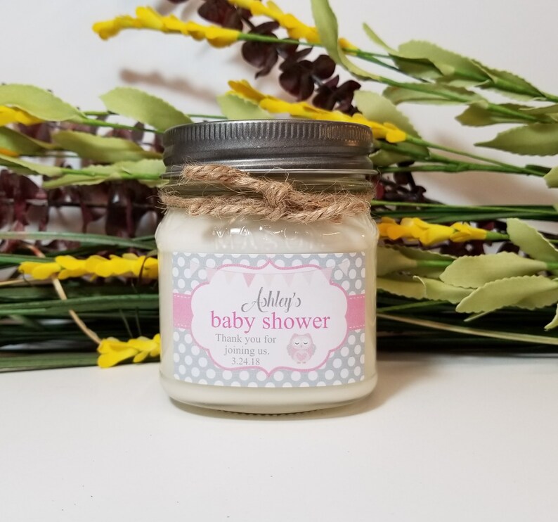 8oz Baby Shower Candles Thank You Gift For Guests Soy Etsy 8oz Baby Shower Candles Thank You Gift For Guests Soy Etsy