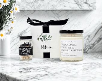 Calming Scent of a Finished Residency Candle, Funny Future Doctor Gifts,  Medical School Graduation, Residency Completion Gift