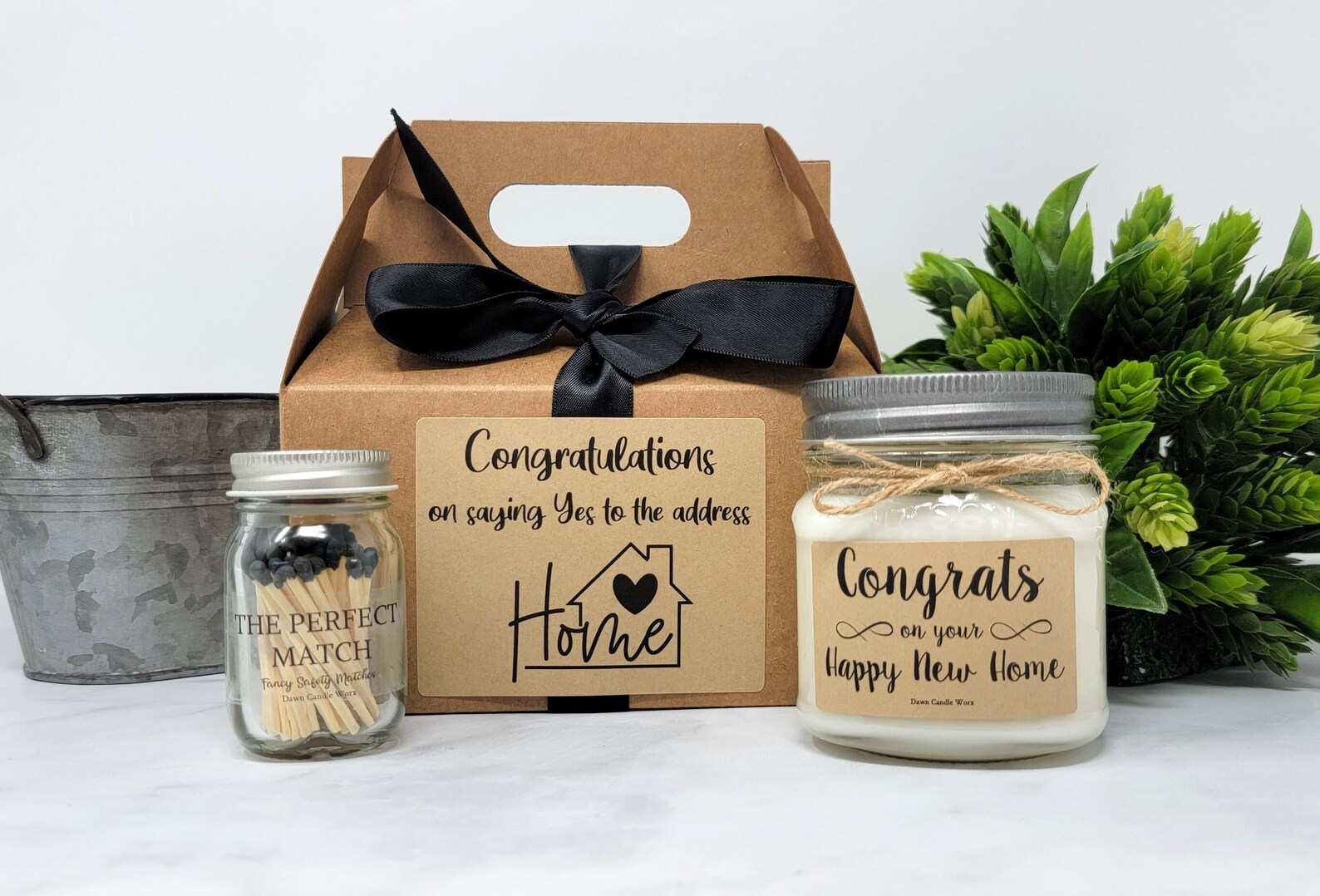 Housewarming Gift Candle New Home Gift Box New House Gift Etsy