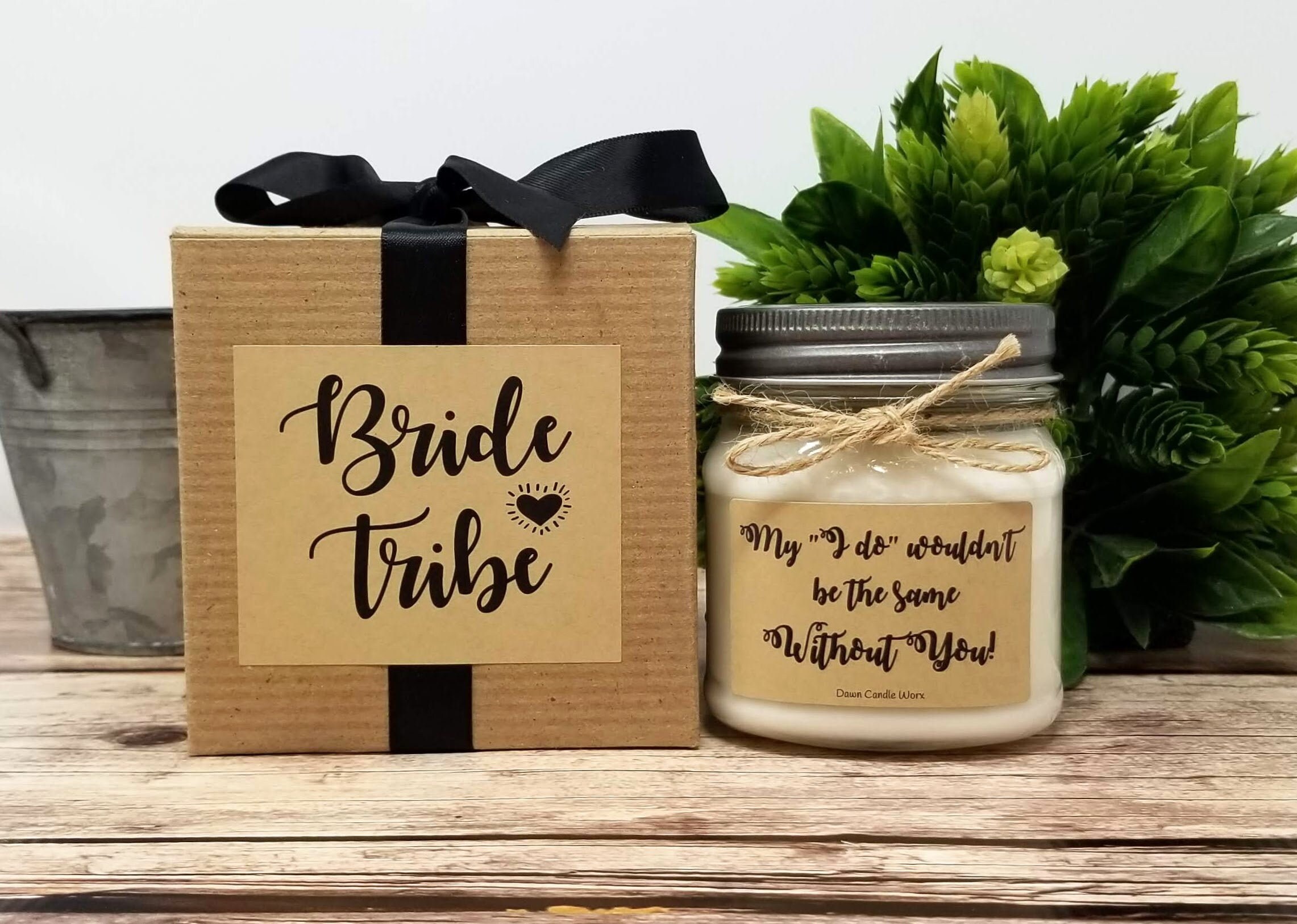 8oz Personalized Bridesmaid Candle Bridesmaid Proposal Gift Etsy