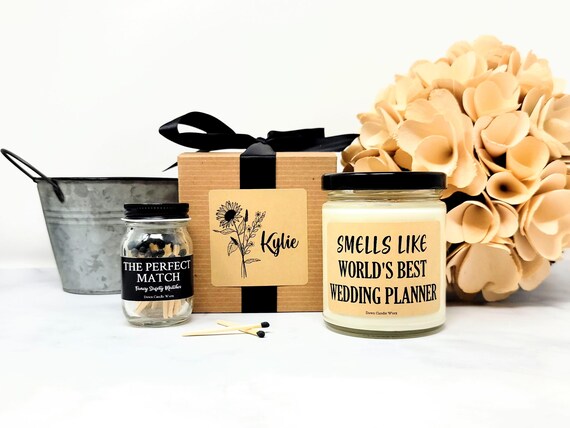 Smells Like World's Best Wedding Planner Gift for Wedding Coordinator Gift for Wedding Planner Event Planner Gift Wedding Candles