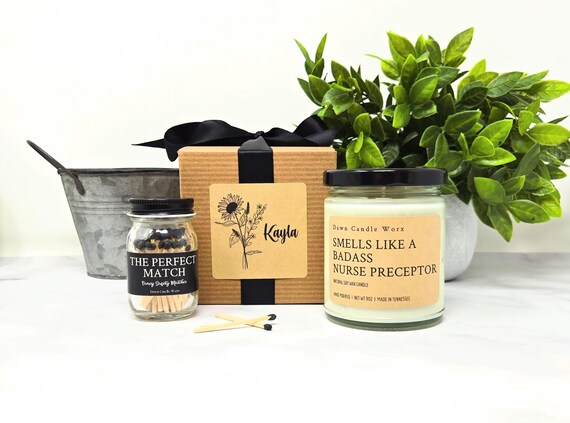 Gift For Nurse Preceptor, Registered Nurse, Nursing School Teacher Mentor, Smells Like A Badass Nurse Preceptor, Nurse Appreciation